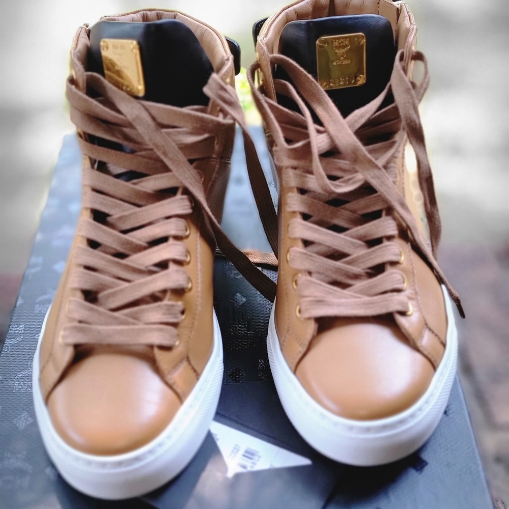 Authentic MCM hightop sneakers